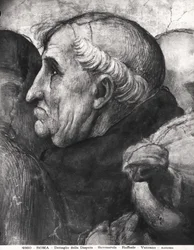 Portrait of Savonarola from La Disputa in the Stanza della Segnatura